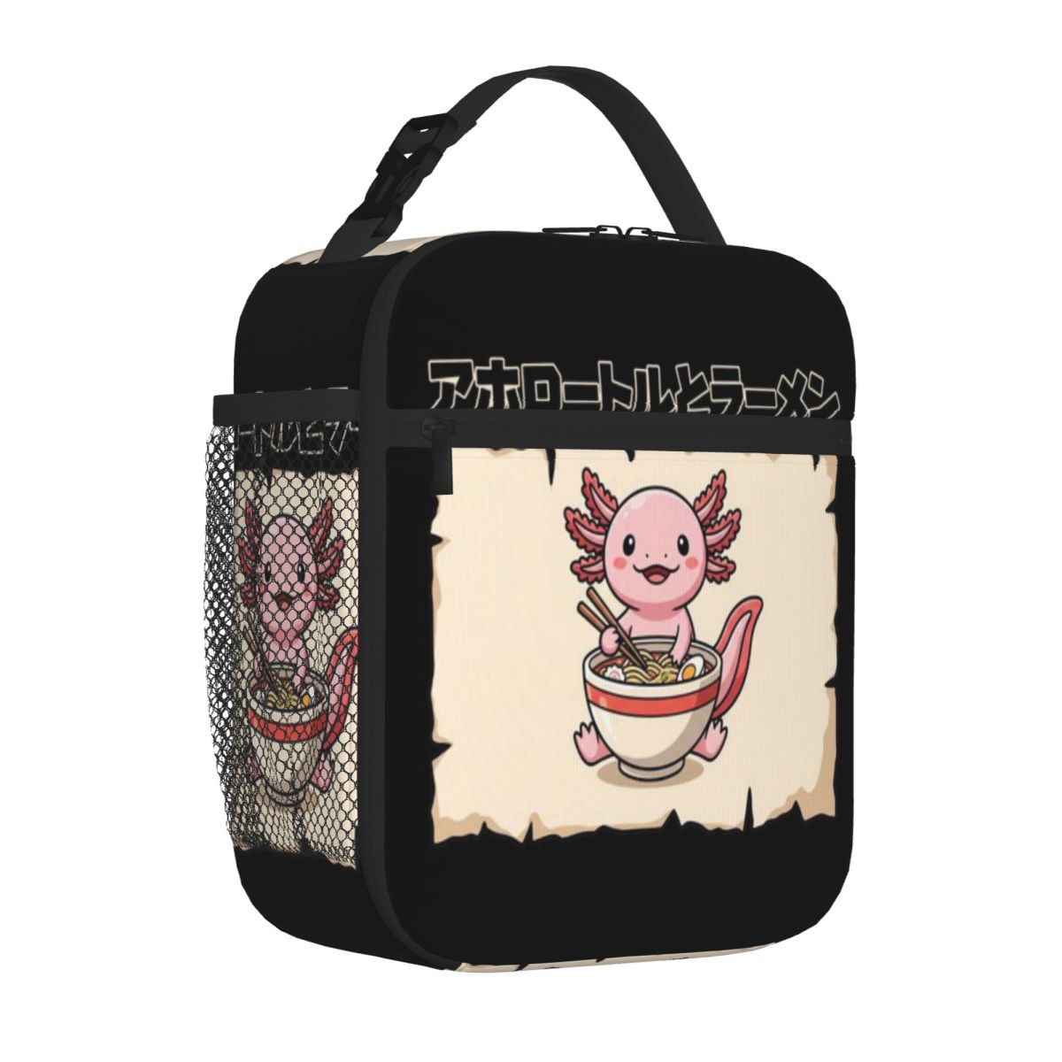 Meal Prep Japanese - Bestseller Kawaii Axolotl Ramen-Nudeln Essend Niedliche