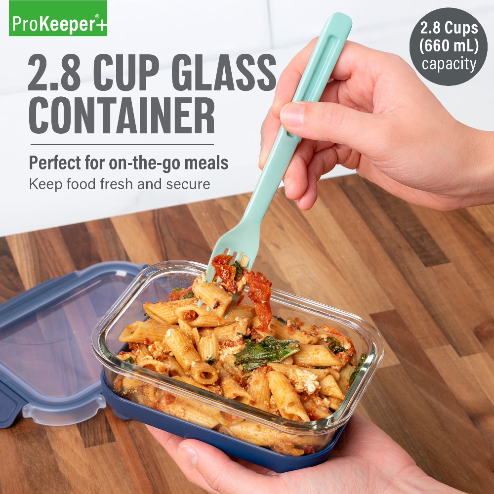 2,8-Cup Glas-Lebensmittelbehäl – Meal Prep Glass Containers With Lids Bewertung und Preis