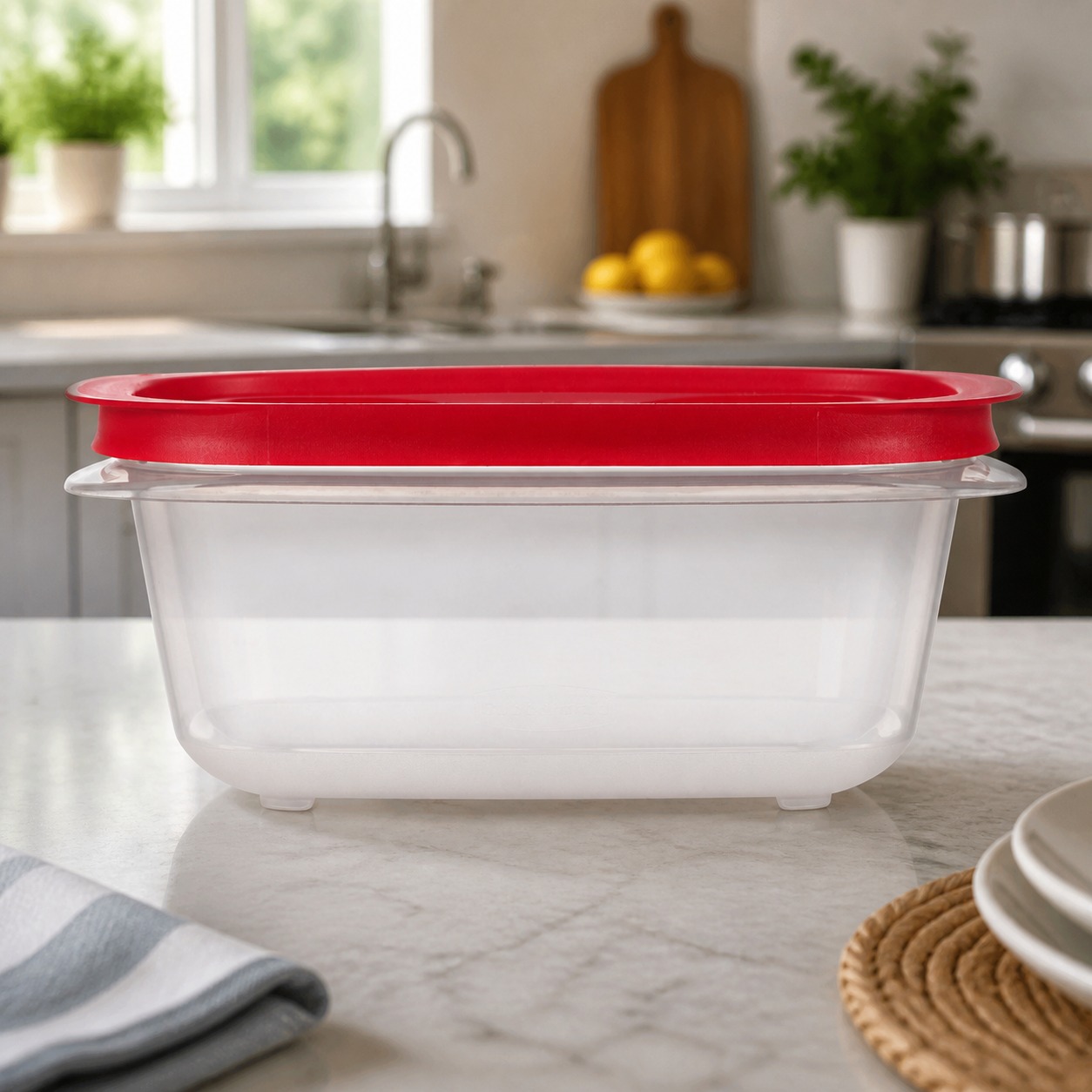 Roter rechteckiger Lebensmitte – Meal Prep Container Bewertung und Preis