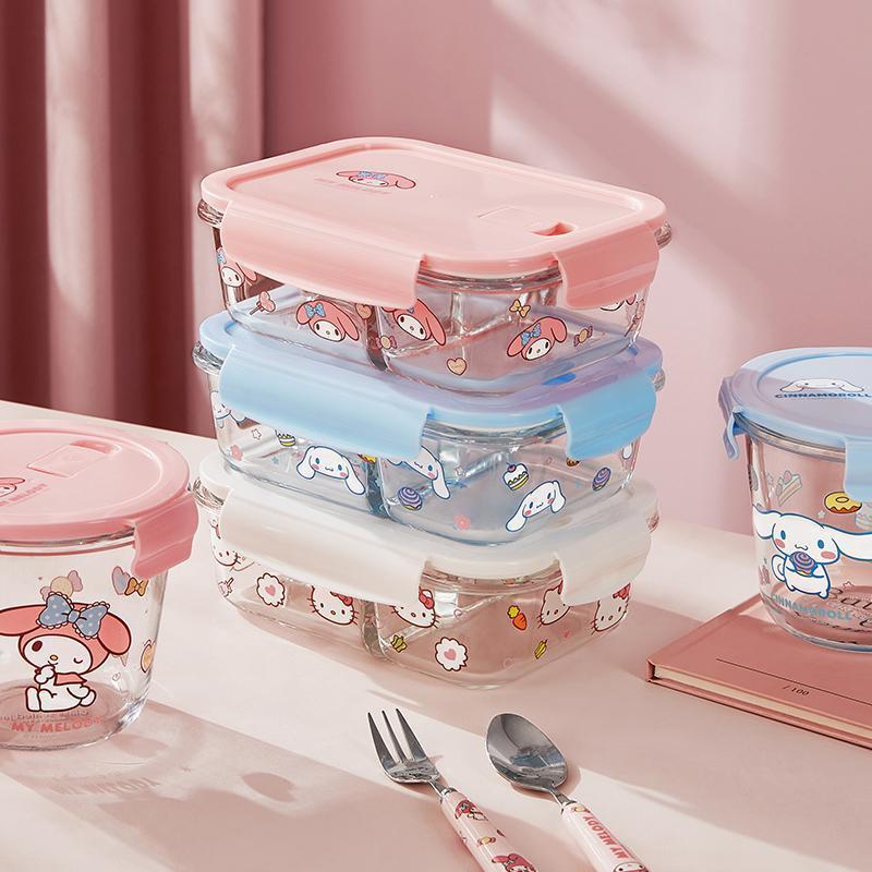 Hello Kitty bedrucktes Bento-B – Meal Prep Glass Containers Oven Safe Bewertung und Preis