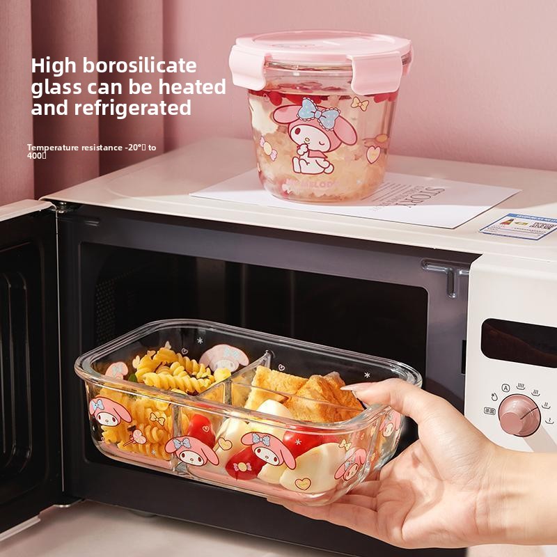 Hello Kitty bedrucktes Bento-B – Meal Prep Glass Containers Oven Safe Bewertung und Preis
