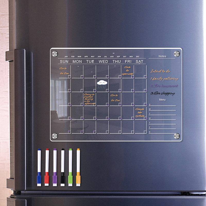 Klarer Acryl Kühlschrank Magne – Meal Prep Planner Bewertung und Preis