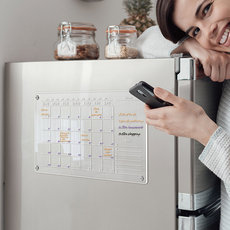 Klarer Acryl Kühlschrank Magne – Meal Prep Planner Bewertung und Preis