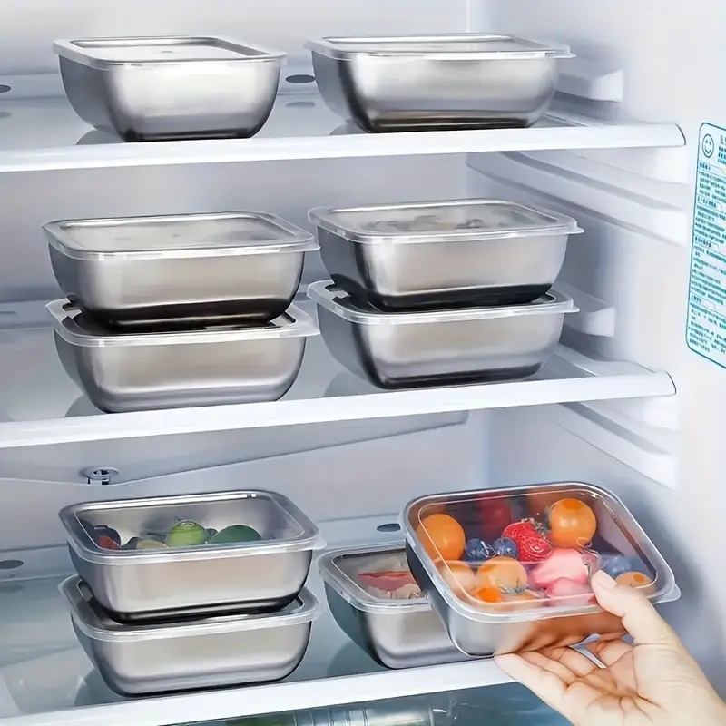 5-teiliges Edelstahl-Lebensmit – Meal Prep Food Bewertung und Preis