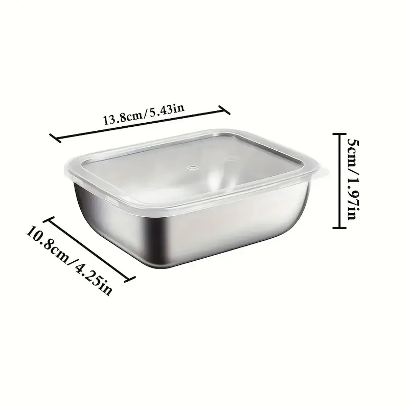 5-teiliges Edelstahl-Lebensmit – Meal Prep Food Bewertung und Preis