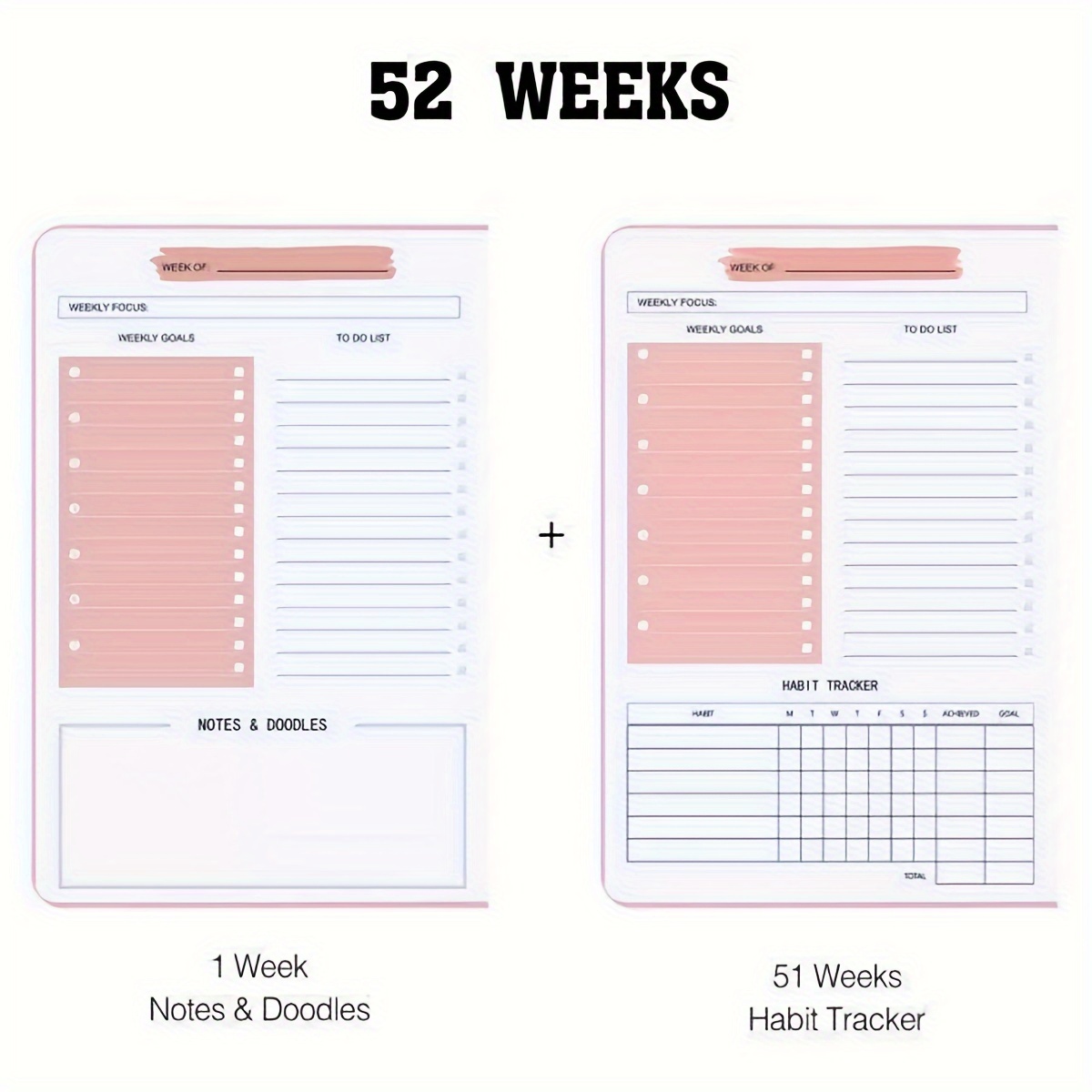52-Wochen-Englisch-Wochenplane – Meal Prep Planner Bewertung und Preis