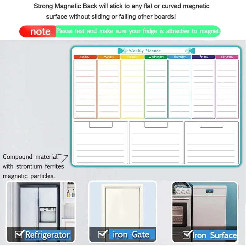 Magnetischer Wochen- und Monat – Meal Prep Planner Bewertung und Preis