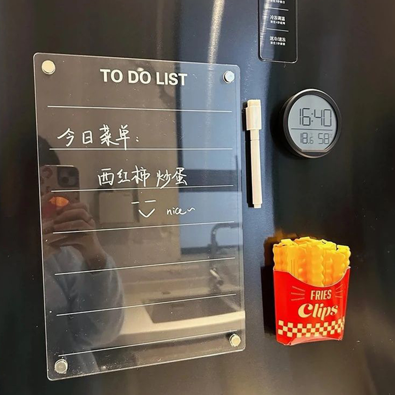 Modischer Acryl-Kühlschrankmag – Meal Prep Planner Bewertung und Preis