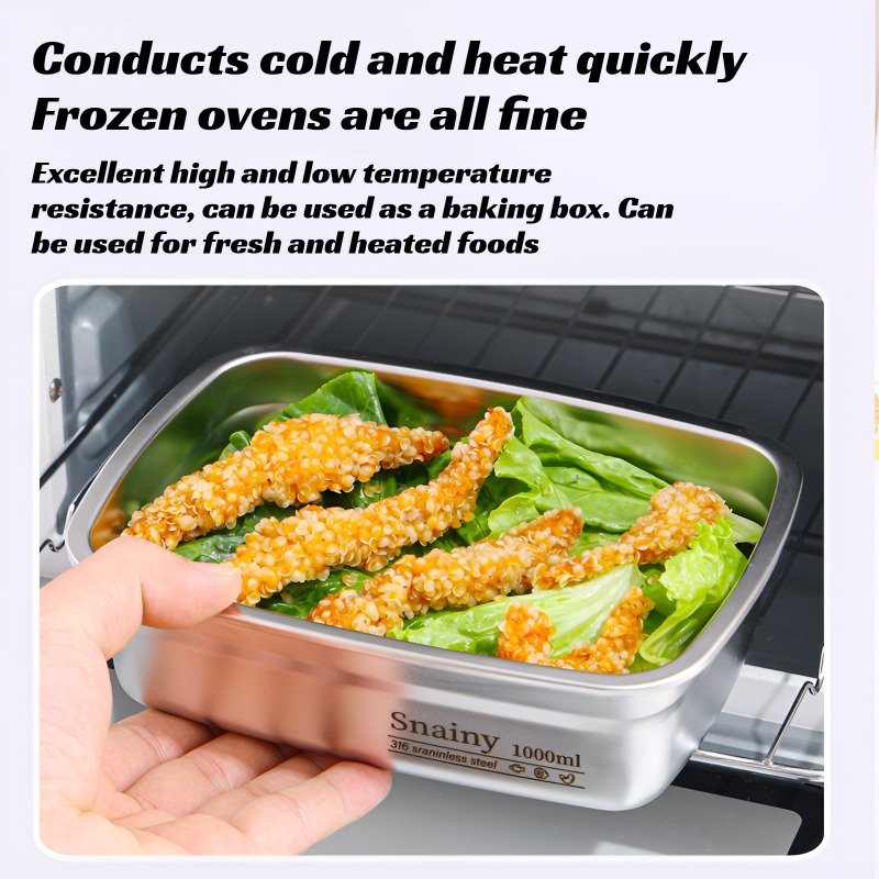Premium-Lunchbox aus Edelstahl – Meal Prep Oven Safe Containers Bewertung und Preis