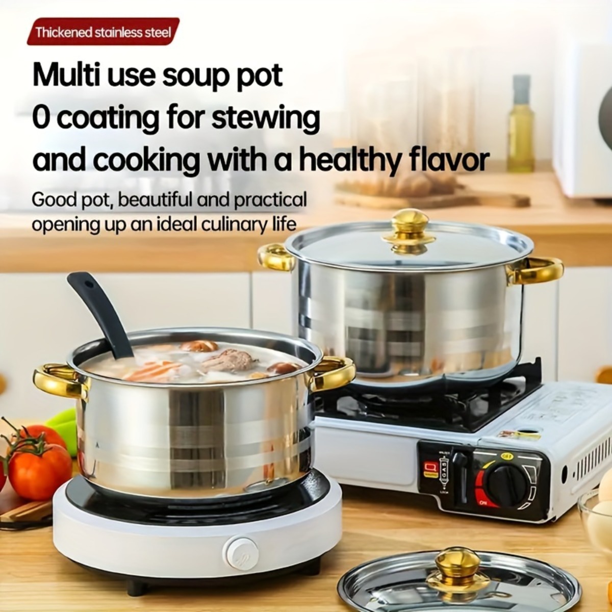 10 12 1-teiliger Edelstahl-Koc – Meal Prep Pasta Bewertung und Preis
