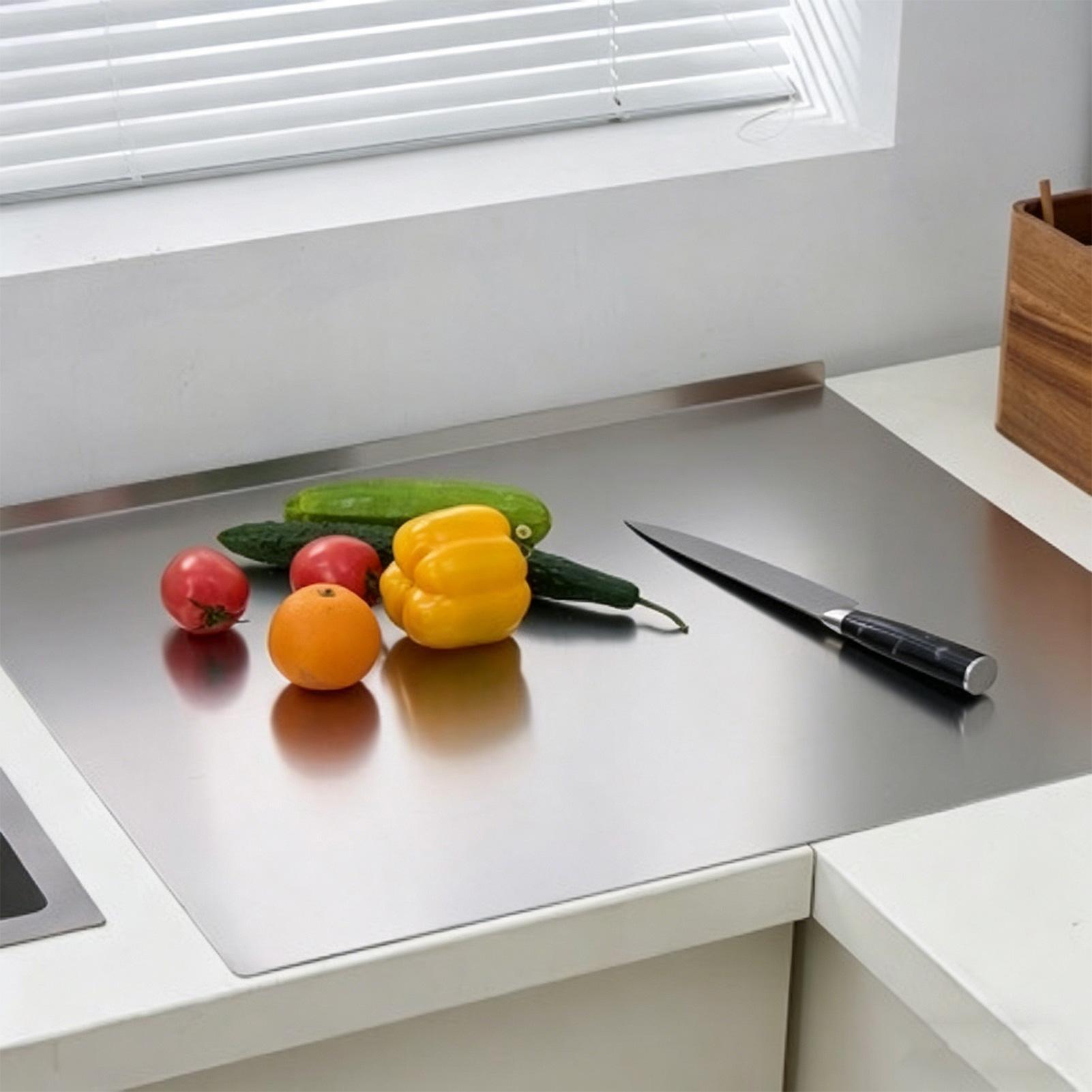 Edelstahl-Schneidebrett, spülm – Meal Prep Food Bewertung und Preis