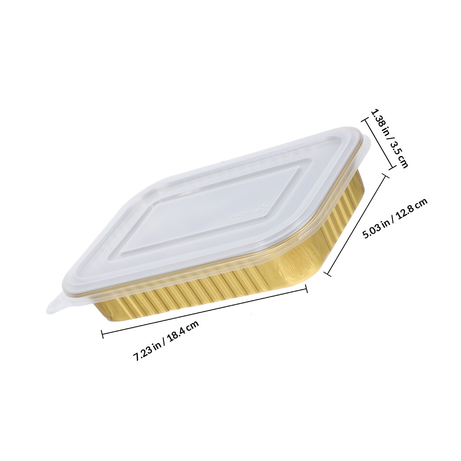 20 Stück rechteckige Aluminium – Meal Prep Oven Safe Containers Bewertung und Preis