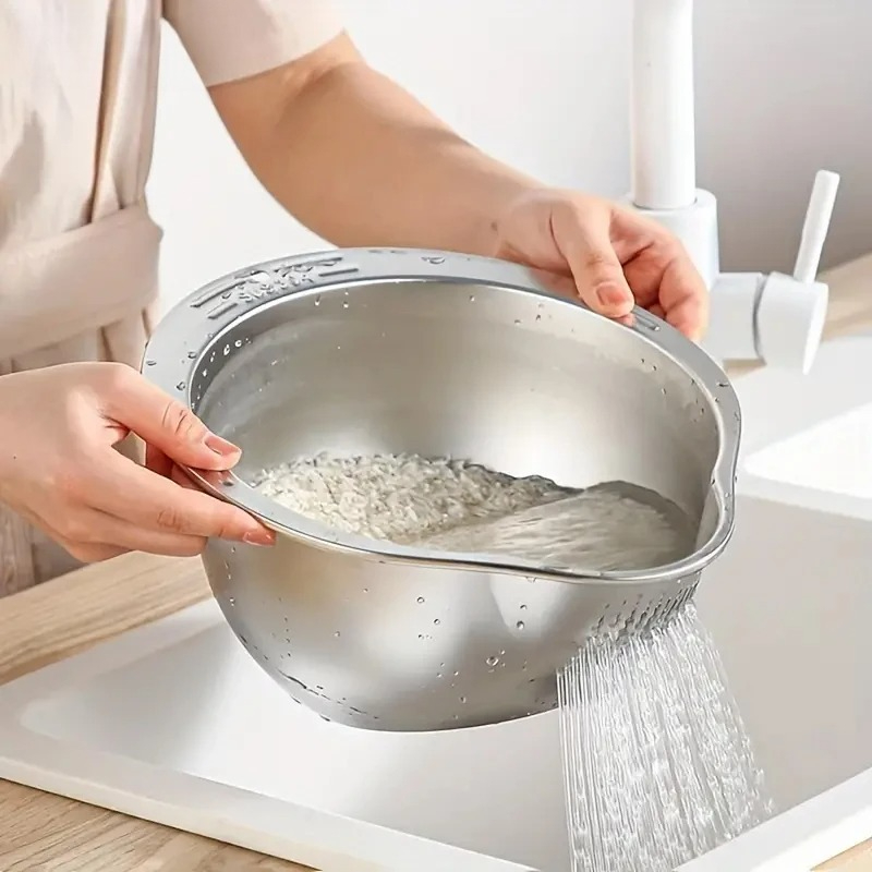 Rostfreier Edelstahl Reissieb  – Meal Prep Pasta Bewertung und Preis