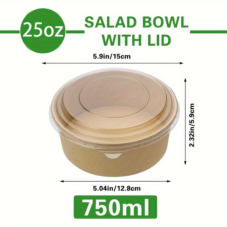 25 Unzen/750 ml 25/50er-Pack P – Meal Prep Food Bewertung und Preis