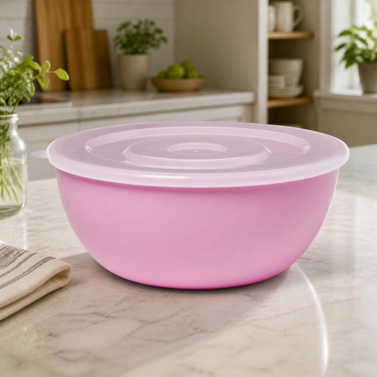 Rosa Schüssel mit passendem De – Meal Prep Food Bewertung und Preis