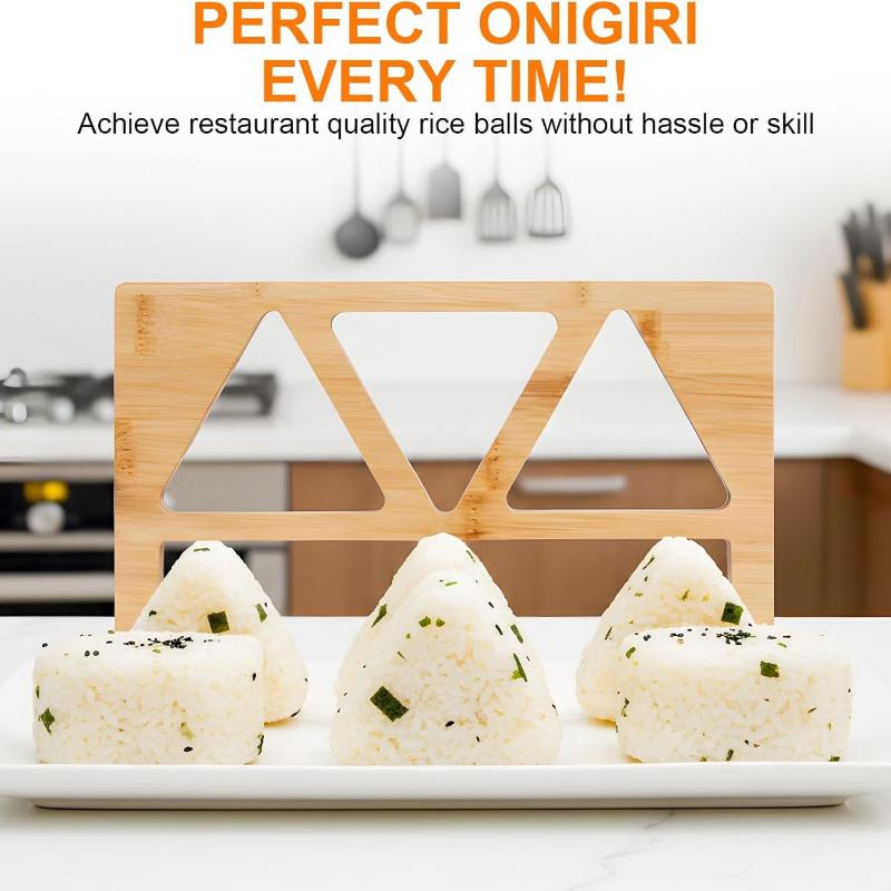 Holz-Onigiri-Reisballform mit  – Meal Prep Japanese Bewertung und Preis