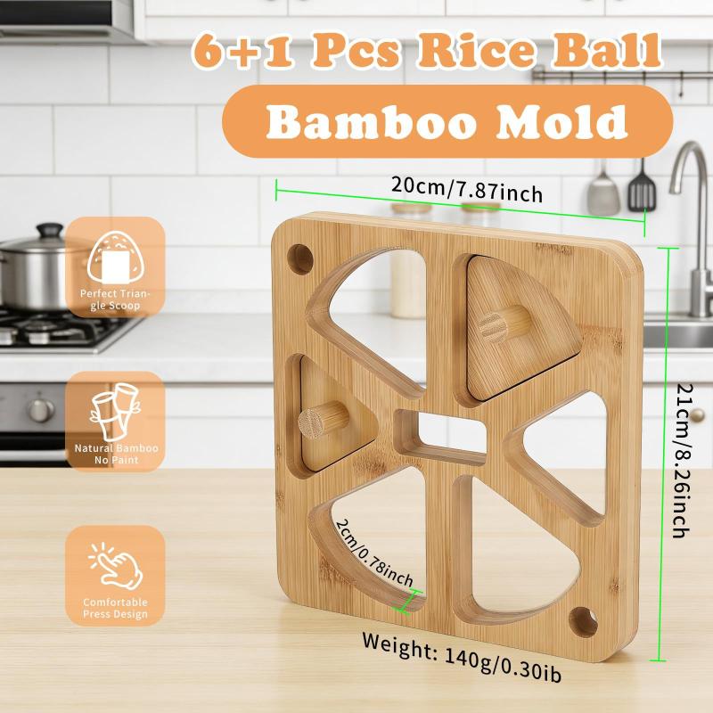 Holz-Onigiri-Reisballform mit  – Meal Prep Japanese Bewertung und Preis